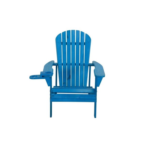 W Unlimited Earth Collection Adirondack Chair with Phone & Cup Holder, Natural SW2101SB